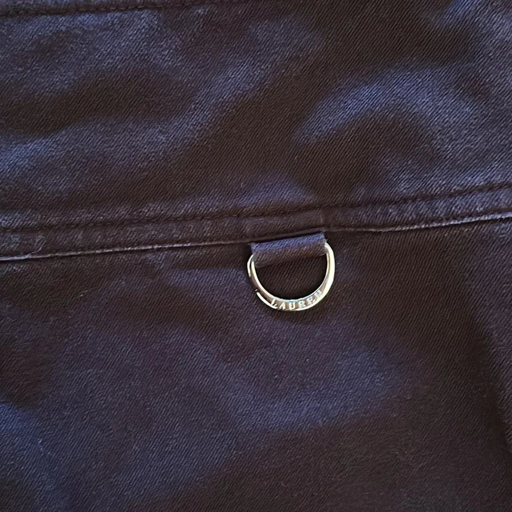 Beautiful brown cotton/elastane Ralph Lauren skirt with leather accents in EUC - Picture 5 of 10
